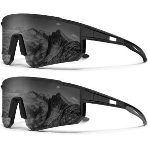 imageKALIYADI Polarized SunglassesforMen Sports Sunglasses Mens Running Sun Glasses UV400 Protection for Cycling FishingB03blackGrey  BlackGrey