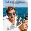 imageKALIYADI Polarized Sunglasses Men WomensSunglasses Sun Glasses Lightweight Frame for Driving Fishing UV400 ProtectionA01blackblackblack