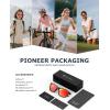 imageKALIYADI Polarized Sunglasses Men WomensSunglasses Sun Glasses Lightweight Frame for Driving Fishing UV400 ProtectionA06matte BlackbrowntransparentPink