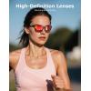 imageKALIYADI Polarized Sunglasses Men WomensSunglasses Sun Glasses Lightweight Frame for Driving Fishing UV400 ProtectionA09transparentPinkpinkpurple
