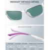imageKALIYADI Polarized Sunglasses Men WomensSunglasses Sun Glasses Lightweight Frame for Driving Fishing UV400 ProtectionA09transparentPinkpinkpurple