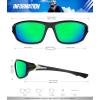 imageKALIYADI Polarized SunglassesMen Sports Sunglassses Mens Sunglasses with UV Protection for Fishing Driving Cycling RunningBlackIce BlueGreenRed
