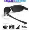 imageKALIYADI Polarized SunglassesMen Sports Sunglassses Mens Sunglasses with UV Protection for Fishing Driving Cycling RunningBlackIce BlueRedNight Vision