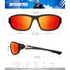 imageKALIYADI Polarized SunglassesMen Sports Sunglassses Mens Sunglasses with UV Protection for Fishing Driving Cycling RunningBlackIce BlueRedNight Vision
