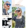 imageKALIYADI Classic Sunglasses for Women Retro Trendy Oversized Sun Glasses UV Protection
