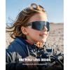 imageKALIYADI KidsSunglasses Sports SunglassesforKids Youth Sun Glasses with UV400 for Running CyclingA04transparent Blacktransparent Greentransparent Purple