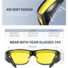 imageKALIYADI NightVisionGlasses FitOverGlasses WrapAround Glasses Anti Glare Night Driving Glasses for men women HD LensGlossy BlackNight Vision  Transparent PurpleNight Vision  Transparent BlueNight Vision