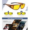 imageKALIYADI NightVisionGlasses FitOverGlasses WrapAround Glasses Anti Glare Night Driving Glasses for men women HD LensTransparent GreyNight Vision  Glossy BlackNight Vision  Transparent BrownNight Vision
