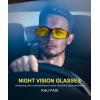 imageKALIYADI NightVisionGlasses FitOverGlasses WrapAround Glasses Anti Glare Night Driving Glasses for men women HD LensTransparent GreyNight Vision  Glossy BlackNight Vision  Transparent BrownNight Vision