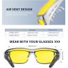 imageKALIYADI NightVisionGlasses FitOverGlasses WrapAround Glasses Anti Glare Night Driving Glasses for men women HD LensTransparent GreyNight Vision  Matte BlackNight Vision  Glossy BlackNight Vision