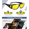 imageKALIYADI NightVisionGlasses FitOverGlasses WrapAround Glasses Anti Glare Night Driving Glasses for men women HD LensTransparent GreyNight Vision  Matte BlackNight Vision  Transparent PurpleNight Vision