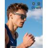 imageKALIYADI Polarized Sunglasses Men SportsSunglasses Classic Sun Glasses for Driving Fishing for Women with UV400 ProtectionA04blackice Bluesilver