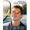 imageKALIYADI Polarized Sunglasses Men SportsSunglasses Classic Sun Glasses for Driving Fishing for Women with UV400 ProtectionA06whiteGreyblueGreytransparent GreyRed