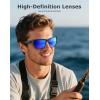 imageKALIYADI Polarized Sunglasses Men SportsSunglasses Classic Sun Glasses for Driving Fishing for Women with UV400 ProtectionA07glossy BlackGreywine RedblueGrey