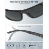 imageKALIYADI Polarized Sunglasses Men SportsSunglasses Classic Sun Glasses for Driving Fishing for Women with UV400 ProtectionA07glossy BlackGreywine RedblueGrey
