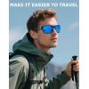 imageKALIYADI PolarizedSunglasses Men Sports SunGlasses Men Polarized Sunglasses Women UV400 Protection for Fishing GolfA05blackice Bluebrown
