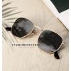 imageKALIYADI Sunglasses for Women and Men Polarized Square UV Protection Trendy Metal Frame Hexagon SunglassesA2 GoldGrey Hexagonal