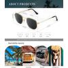 imageKALIYADI Sunglasses for Women and Men Polarized Square UV Protection Trendy Metal Frame Hexagon SunglassesAb3 GoldGrey Glass Lennon Polarizedhexagonal