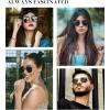 imageKALIYADI Sunglasses for Women and Men Polarized Square UV Protection Trendy Metal Frame Hexagon SunglassesAb5 GoldG15 Glass Lennon Polarizedhexagonal