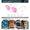 imageKALIYADI Sunglasses for Women and Men Polarized Square UV Protection Trendy Metal Frame Hexagon SunglassesB12 2 Pack GoldPink  SilverSilver Hexagonal