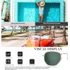 imageKALIYADI Sunglasses for Women and Men Polarized Square UV Protection Trendy Metal Frame Hexagon SunglassesB8 2 Pack LeopardGrey  GoldG15 Hexagonal