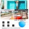 imageKALIYADI Sunglasses for Women and Men Polarized Square UV Protection Trendy Metal Frame Hexagon SunglassesD5 GoldBlue Round
