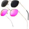 B7 (2 Pack) Gold/Grey + Gold/Pink (Hexagonal)