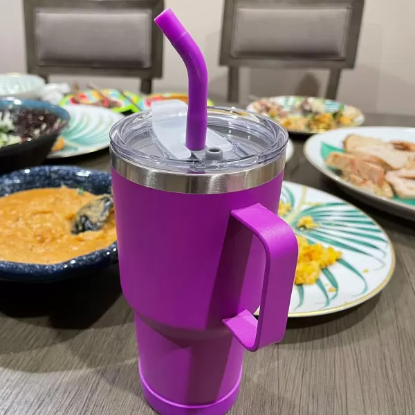 Sursip 2 Replacement Lids 3040 oz Stainless Steel Insulated Tumbler Fit for 4 inch Wide Mouth Travel Coffee Cup Mug Transparent