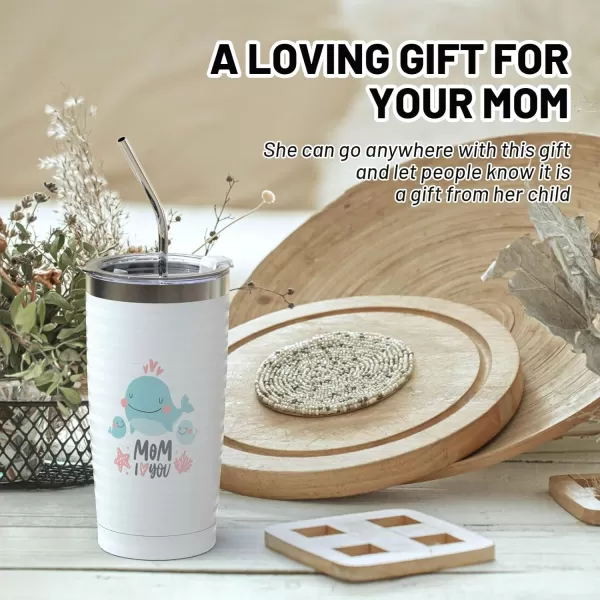 Sursip 20 oz Tumbler Gifts for Dad Fathers Day Gift  Mug Tumbler with Straw and Lid Double Wall Vacuum Stainless Steel Insulated Coffee Mug Travel Cup Keep Drinks ColdHot Sweat Proof  BlackStriped Dolphin