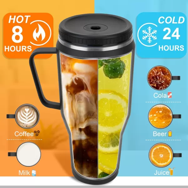 Sursip 40 oz Tumbler with Handle and Straw Lid  Stainless Steel Vacuum Insulated Coffee Cup Travel Mug Keeps Cold for 24 Hours  Sweat Proof Dishwasher Safe Cupholder Friendly Olive GreenOlive Green