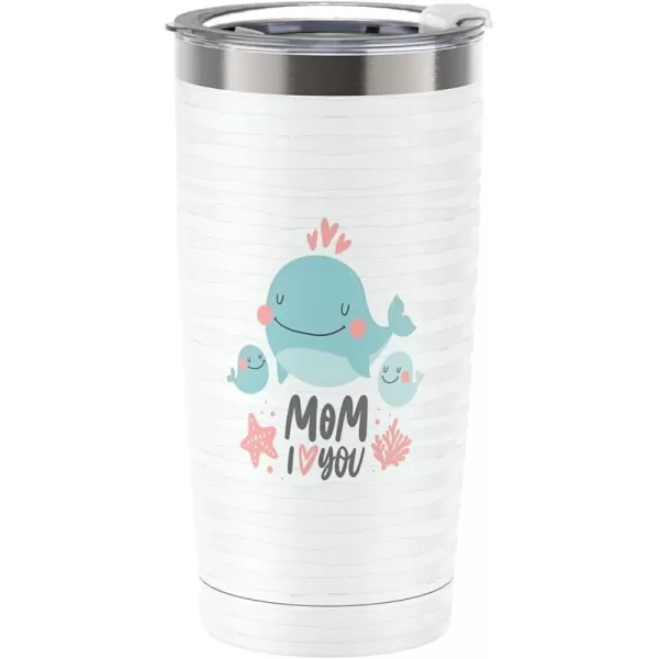Sursip 20 oz Tumbler Gifts for Dad Fathers Day Gift  Mug Tumbler with Straw and Lid Double Wall Vacuum Stainless Steel Insulated Coffee Mug Travel Cup Keep Drinks ColdHot Sweat Proof  BlackStriped Dolphin