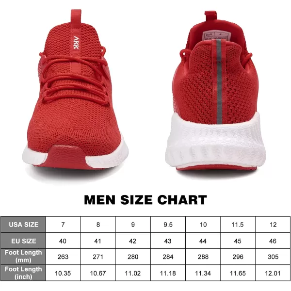 Akk Walking Tennis Shoes for Men  Running Sneakers Slip on Shoes Mens Jogging Casual Lightweight Breathable Athletic Sport Gym