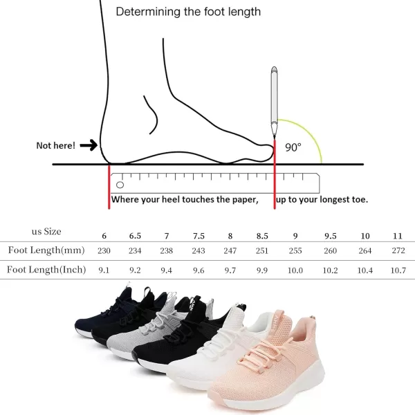 Akk Womens Running Workout Shoes  Non Slip Lightweight Gym Mesh Sneakers for Walking Tennis Training Outdoor Sport Peach