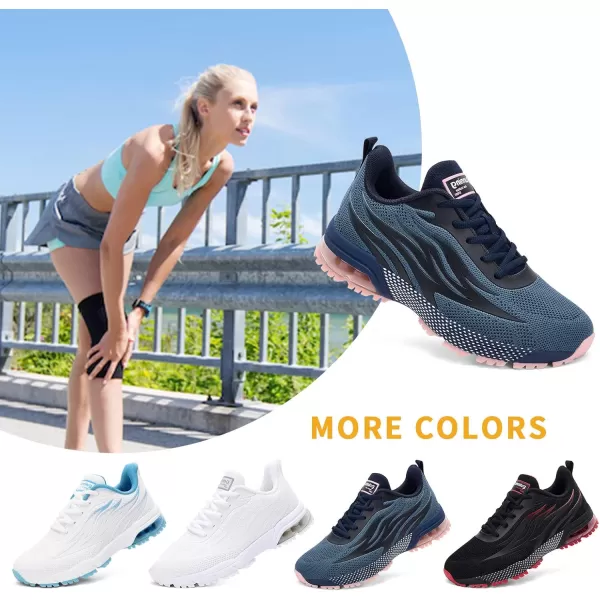 Akk Womens Sneakers Running Shoes  Air Cushion Non Slip Athletic Walking Tennis Shoes for Women Gym Jogging