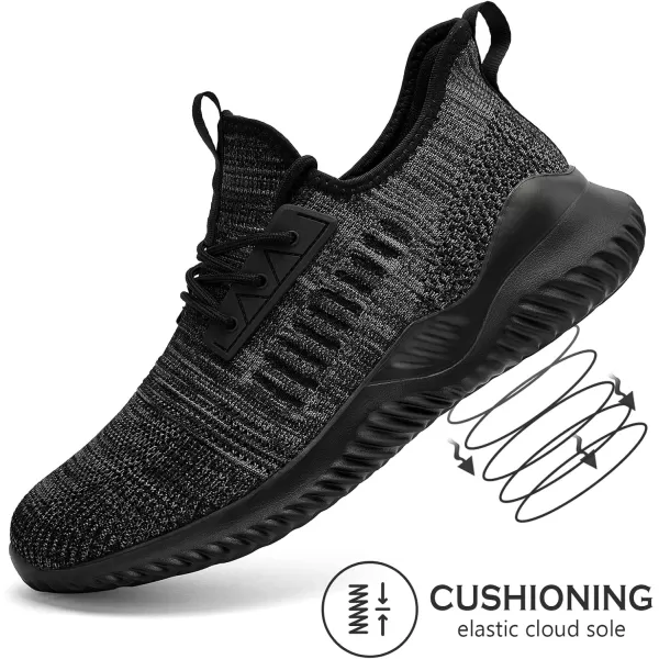 Akk Mens Walking Tennis Shoes  Comfy Running Shoes for Men Sneakers Workout Casual Athletic Indoor Outdoor MixBlack Size 115