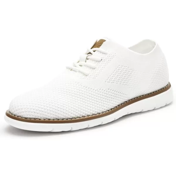 Akk Mens Dress Oxfords Shoes  Casual Business Lightweight Mesh SneakersWhite