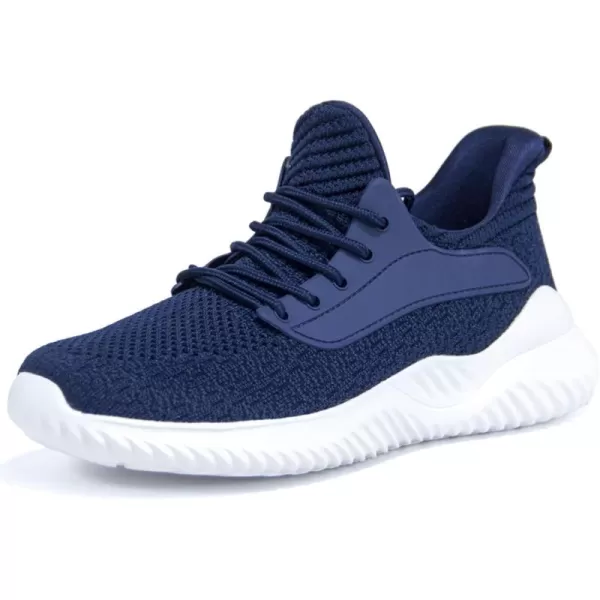 Akk Mens Walking Tennis Shoes  Comfy Running Shoes for Men Sneakers Workout Casual Athletic Indoor Outdoor Blue Size 14