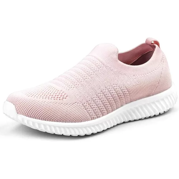 Akk Walking Shoes for Women  Slip on Memory Foam Lightweight SneakersPink