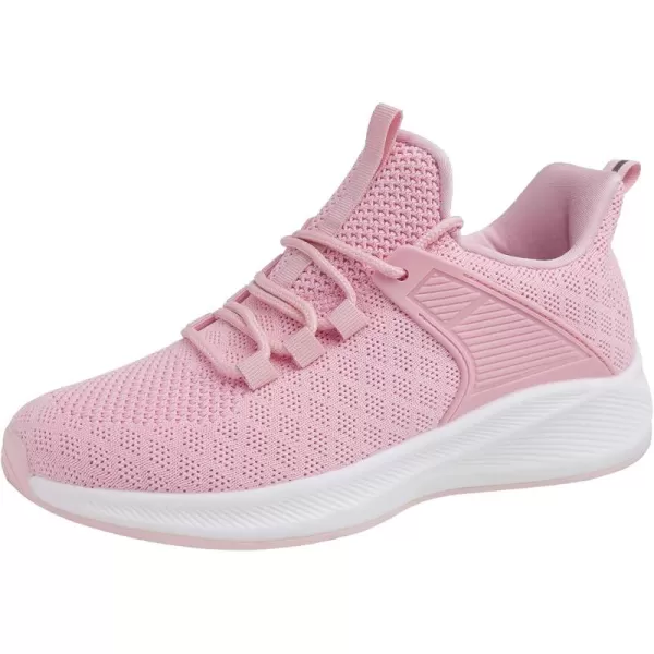 Akk Womens Lightweight Workout Shoes  Non Slip Gym Running Mesh Breathable Sneakers for Walking Tennis Training Gym Sports Pink 42