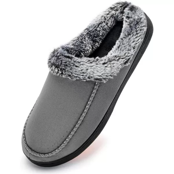 Mens Cozy House Slippers  Warm Soft Classic Memory Foam Home Slippers IndoorOutdoor