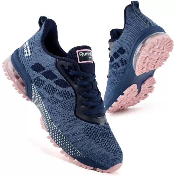 Womens Sneakers Air Running Shoes  Non Slip Tennis Shoes Women Breathable Lightweight Walking Shoes for Athletic Gym Workout Jogging Cross Trainers