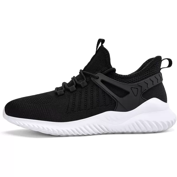 Akk Mens Walking Tennis Shoes  Comfy Running Shoes for Men Sneakers Workout Casual Fashion Athletic Indoor Outdoor MeshMixblack Size 11