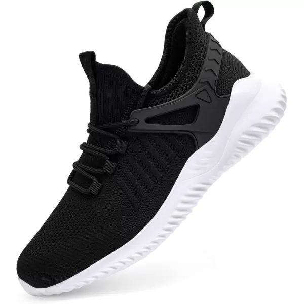 Akk Mens Walking Tennis Shoes  Comfy Running Shoes for Men Sneakers Workout Casual Fashion Athletic Indoor Outdoor MeshMixblack Size 11