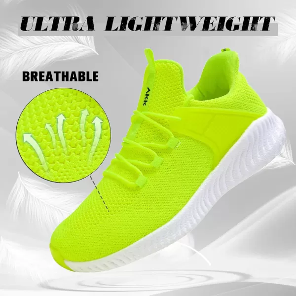 Walking Tennis Shoes for Men  Running Sneakers Slip on Shoes Mens Jogging Casual Lightweight Breathable Athletic Sport Gym Green 10