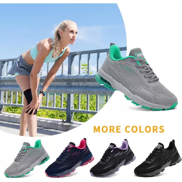 Akk Running Shoes for Women  Air Walking Tennis Shoes Non Slip Breathable Sports for Athletic Gym Workout Size 85