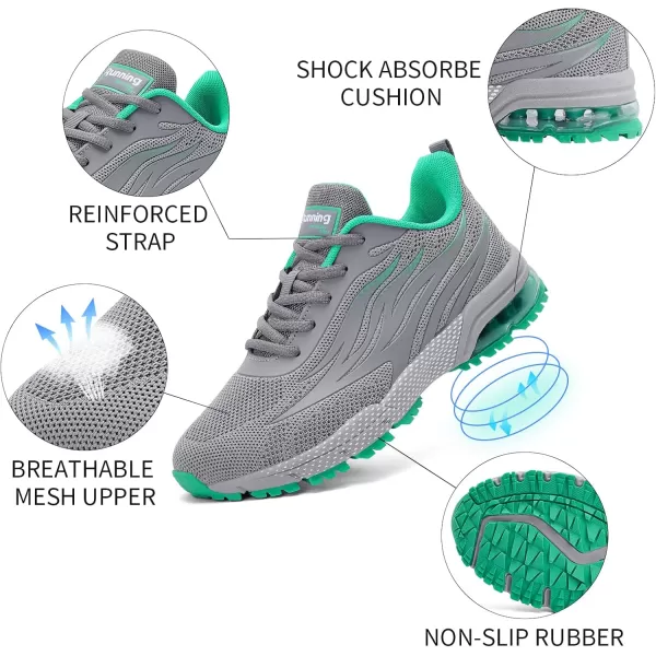 Akk Running Shoes for Women  Air Walking Tennis Shoes Non Slip Breathable Sports for Athletic Gym Workout Size 85