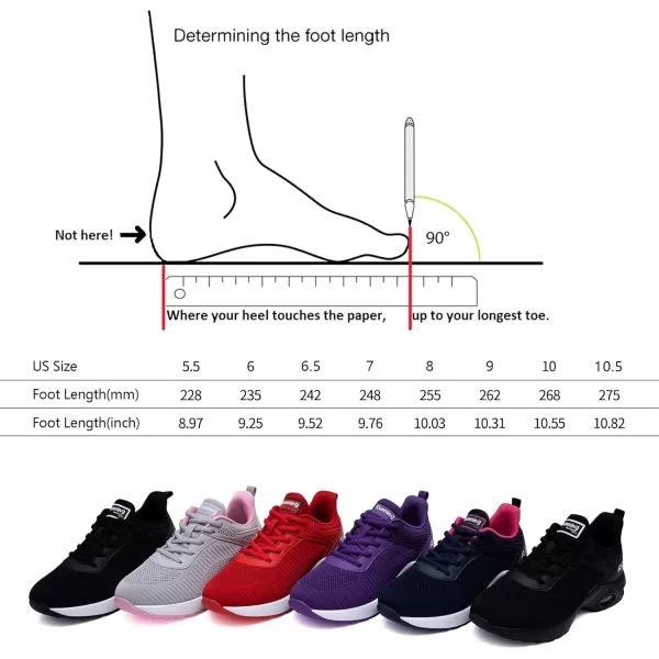 Akk Women Sneakers Running Shoes  Air Athletic Running Shoes Women Walking Tennis Shoes Air Cushion Shoes for Workout Gym Casual SportsBwhite