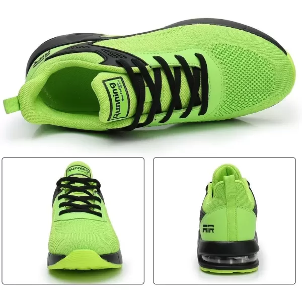 Akk Women Sneakers Running Shoes  Air Athletic Running Shoes Women Walking Tennis Shoes Air Cushion Shoes for Workout Gym Casual SportsLgreen