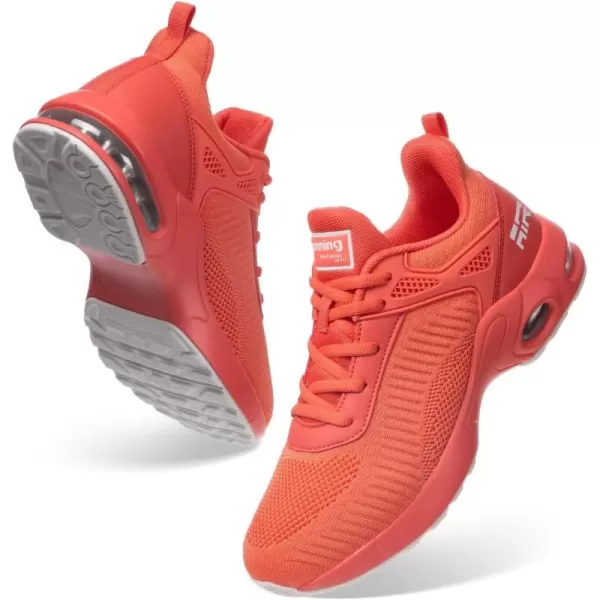 Akk Women Sneakers Running Shoes  Air Athletic Running Shoes Women Walking Tennis Shoes Air Cushion Shoes for Workout Gym Casual SportsNorange