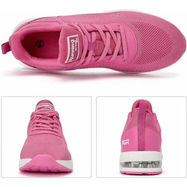 Women Sneakers Running Shoes  Air Athletic Running Shoes Women Walking Tennis Shoes Air Cushion Shoes for Workout Gym Casual SportsDpink